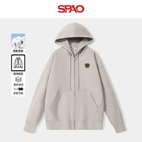 SPAO韩国同款连帽外套男女同款春秋季新款日系通勤风卫衣SPWY25SS08LD