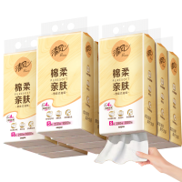 Breeze 清风 挂抽 250抽*10提 悬挂式抽纸 棉柔4层 整箱 面巾纸