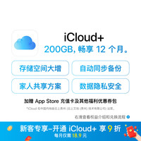 苹果 Apple iCloud+ 200GB 12个月权益包