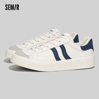 【鞋品合集B】Semir女鞋板鞋2025秋季厚底德训鞋百搭小白鞋子 G-米色【SFYM233737】 38