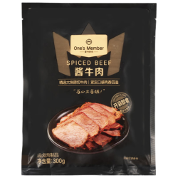 1号会员店 即食酱牛肉300g 原切牛肉冷藏即食凉拌下酒菜