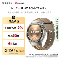 华为 HUAWEI WATCH GT 6 Pro 智能手表 46mm 琥珀棕