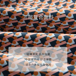  EP YAYING/雅莹 轻量 女士连帽外套  橙色 M