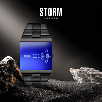STORM 英伦风暴系列 男士石英腕表 47430/SL/B