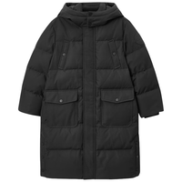 SKECHERS斯凯奇 P424K075 儿童羽绒服 碳黑 160cm