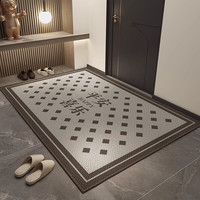 KAYE入户门地垫圈绒家用防滑门垫轻奢高级感进门口垫子门外脚垫可 QR-Y喜乐雅居 120X200cm