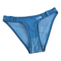 性感透明透气舒适网纱钩扣内裤女诱惑情调无痕低腰女士三角裤