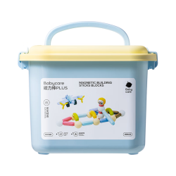 babycare 磁力棒儿童益智玩具 汽车款 60块装
