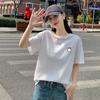 JSW//JEANS JSW JEANS 夏季热销百搭休闲印花T恤女舒适亲肤纯棉短袖T恤女学院风上衣女