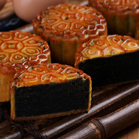 酥上煌 广式酥上煌黑豆沙月饼柴火散装传统老式手工糕点心送礼盒装