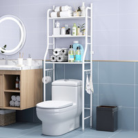 乐活时光 卫生间置物架 3层 白色
