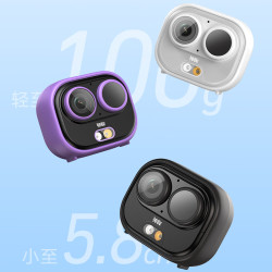 神眸 Cinmoore 口袋摄像头4g终身免流量加强防抖动便携随身记录仪免插电无需连wifi监控器无线免打孔高清夜视BC6+