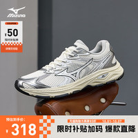 Mizuno 美津浓 男女跑步运动鞋 都市运动搭配透气复古机能跑步鞋 RACER V2