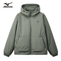 百亿补贴：Mizuno 美津浓 轻薄棉服 秋冬户外连帽保暖休闲棉衣外套 防泼水