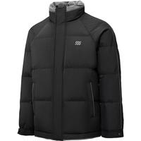 海澜之家羽绒服男25运动保暖外套男冬季 黑色镶拼3F M 170/88A 125~136斤