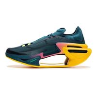 KUNY 跑鞋国潮新绝影3ESSENTIAL男子轻量减震弹速跑鞋竞速运动跑步鞋 绝影3.0-蜻蜓绿中部支撑偏硬