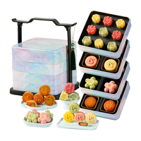 金炉子浙江老字号月饼礼盒825g广式13味21件低糖高端礼盒 花蝶栖月礼825g【低糖】