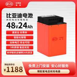 比亚迪 BYD 电动车锂电池 48V24Ah