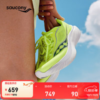 saucony 索康尼 KINVARA菁华15 女子训练跑鞋 S10967-220 荧光绿兰 37