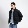 JACK&JONES 杰克琼斯 25年秋冬季肌理华夫格休闲棉服 E40黑色