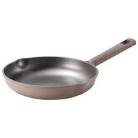 卡罗特平底锅不粘锅加深煎锅煎牛排锅钛锅家用电磁炉锅煎蛋锅-无盖 紫色煎锅 无盖 20cm