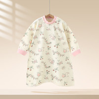 瑄妮薇 婴儿睡袍春秋款睡衣宝宝家居服睡裙棉护肚儿童防踢睡袋男童女童