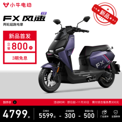 小牛电动 小牛FX 风速版 电动摩托车 智能长续航高速通勤电瓶电摩 到店自提
