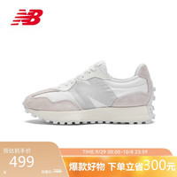 new balance 327系列 女子休闲运动鞋 WS327SFD 白色/浅灰 36