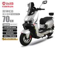 台铃 电动自行车封神EB长续航40KM电动车铅酸电池48V22Ah智能电瓶车新国标上班代步小电驴极致银