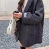 FOURDATRY 女毛呢高端西装羊毛韩版外套