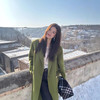FOURDATRY 大衣女冬季新款高级感呢子正肩