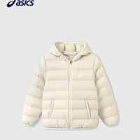 ASICS 亚瑟士 三防轻薄保暖羽绒服 高充绒量 奶白色 170 充绒量109.2g