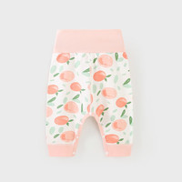 瑄妮薇 婴儿裤子高腰护肚裤春秋棉无骨开裆裤腿按扣式男女宝宝秋裤秋冬