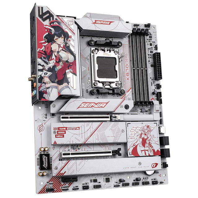 Colorful iGame X870 柒小希 V14 七彩虹iGame X870 Senna V14 柒小希主板支持CPU 9900X/9950X/9800X3D