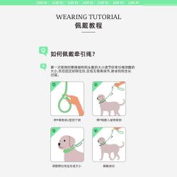 TINGHAO 狗狗牵引绳训犬p链防爆冲打结遛狗绳p绳中大型犬狗绳金毛宠物用品