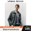 UR UR2024春季男装时尚街头风工装贴袋立领夹克外套UMF140020 灰绿 S