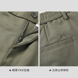  HLA/海澜之家 松紧腰 男士休闲裤  34 175/88A 143~150斤 黑色1J