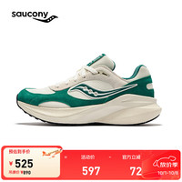 saucony 索康尼 MARSHAL率途 ICON复古跑鞋通勤缓震运动休闲鞋 米绿3 40