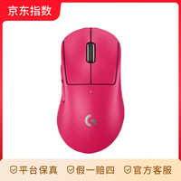 罗技 logitech G) GPW四代 8K无线游戏鼠标  60g轻量化 人体工学设计  FPS职业电竞配置 鹰眼粉色