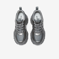 百思图 百搭休闲运动老爹鞋 厚底增高