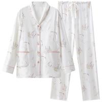 十月结晶恒温月子服睡衣女秋冬款套装产妇喂奶哺乳10月家居服