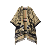博柏利（BURBERRY）女装 风暴骑士羊毛斗篷披肩