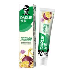 好来 原黑人茶倍健初萃茶百香果味/双重薄荷牙膏80g平衡酸碱 随机发货