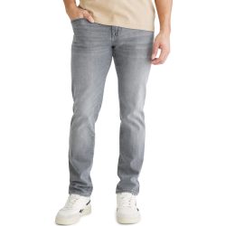AÉROPOSTALE AEROPOSTALE 男式 Aero 修身牛仔裤, 灰色水洗