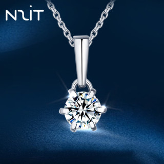 N2it 六爪莫桑钻项链 1克拉