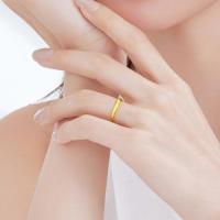 国庆放价啦：LUKFOOK JEWELLERY 六福珠宝 黄金戒指 足金莫比乌斯扭纹活口戒 实心 计价 1.91g