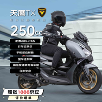 天鹰 TX250E 豪华版 250cc 燃油踏板摩托车 哑黑 2025年款