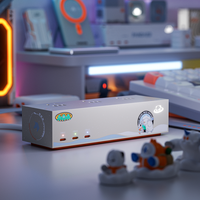 魅族 MEIZU [适用苹果品牌]魅族PANDAER120W桌面超级充电站PRO手机氮化镓快充头多功能充电器USBC多接口电脑平板手机通用