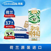Globemilk 荷高 荷兰原装进口 3.7g荷兰官方草饲全脂纯牛奶 1L