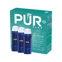 PUR 更换式水壶过滤器 PPF951K3 去除铅 塑料材料 3 件装